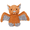 Bat-Brown, variant on MaoGoLan 14'' Bat Stuffed Animal Black Stuffed Bat Little Devil-Style Bat Plush Toy