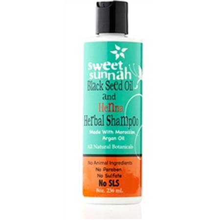 Natural Black Seed Henna Shampoo 8oz Walmart Com