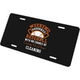 thumbnail image 3 of Weekend Forecast Baseball with No Chance of Looking On House Cleaning 6x12 Inch Metal Aluminum Automotive Front License Plate Tag Decorative Auto Accessories Car Personalized Covers, 3 of 8