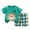 Green, variant on Toddler Boy Clothes Cartoon Cotton Summer Short Sleeve T-Shirt and Shorts Kids Outfit Set 2-7 Year(Blue,4-5 Y)