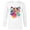 White, variant on Disney Princess Jasmine Aurora and Tiana Strong at Heart - Long Sleeve T-Shirt for Men - Customized-White