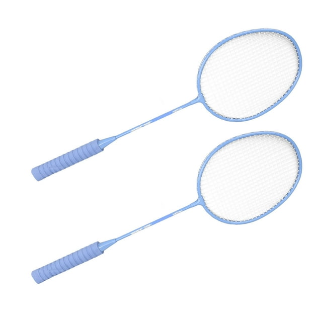 2 Player Badminton Set Anti Breaking Strings Groove T Head Design With Carry Bag 3 Shuttlecocks for Training Entertainment