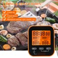 thumbnail image 3 of Termómetro digital para alimentos y temporizador Sonda inalámbrica de temperatura para carn Abanopi Ensayador, 3 of 7