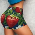 thumbnail image 4 of Fotbe Strawberry2 Seamless Shorts, Womens Workout Shorts High Waist Stretch Booty Short for Gym/Yoga/Running/Biking-Medium, 4 of 9