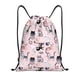 thumbnail image 1 of Fotbe Cat Bolsa Mochila con Cordón Estampada, Bolsa de Gimnasio Deportiva, Bolsa Cinch, Bolsa con Cordón para Hombres y Mujeres-Small, 1 of 6