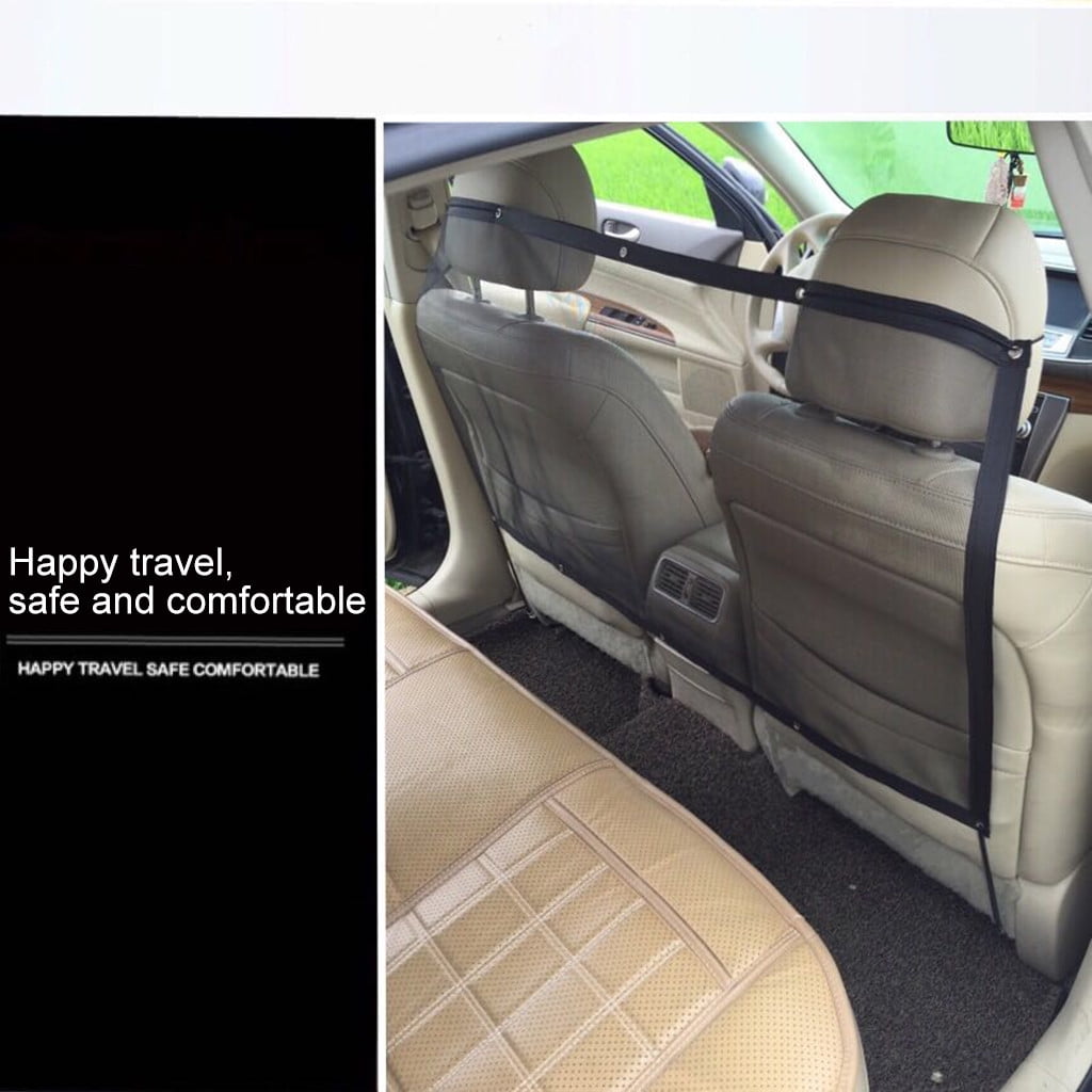 Car Dog Pet Barrier Guard Back Seat Safety Protector Mesh Net Fence For