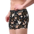 thumbnail image 2 of Disketp Lilies Flowers Men's Boxer Briefs,Soft and Breathable Cotton Underwear with ComfortFlex Waistband, 2 of 7