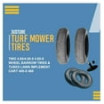 thumbnail image 2 of Two 4.80/4.00-8 4.80-8 Wheel Barrow Tires & Tubes Lawn Implement Cart 400-8 480, Ideal for Lawn Implements, Carts, and More, Precision Fit and Reliable Maneuverability on Various, 2 of 5