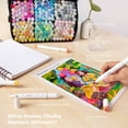 thumbnail image 5 of Ohuhu Refillable 320 Colors Alcohol Markers Brush Tip- Double Tipped Alcohol-based Art Sketch Marker Set for Artist Adults Coloring Illustration - Honolulu B of Markers -Brush & Fine Dual Tips, 5 of 6