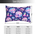 thumbnail image 2 of Kdxio Cotton Pillow Cases 16"x24" Pillowcases,Soft and Breathable Bedroom Pillow Cases-colorful Skull mushroom rainbow-No Pillow Core, 2 of 5