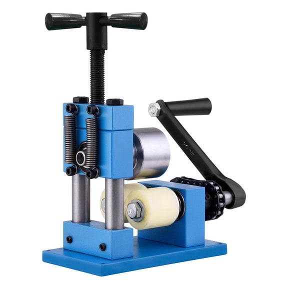 Metal Jewelry Rolling Mill, Multi-Functional Jewelry Press Rolling Ring Tool, Metal Jewelry Crafts Making Tool for Gold Silver Copper Aluminum Earring Crafting