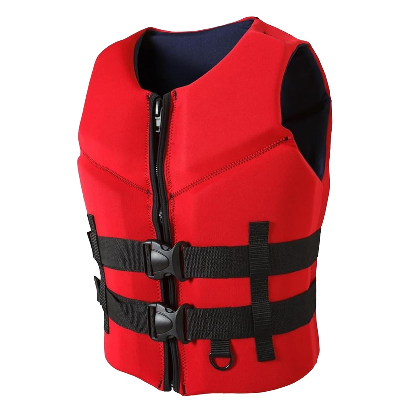 Baoblaze Men Women Zipper Summer Swim Vest for Boating Water Sports Sailing 3XL