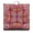 Geometric Mandala, variant on Retro Dots Meditation Pillow – 22x22 Inch Square Cushion, Dutch Velvet, Vintage Red Polka Dots (50s-Inspired Classic Style for Lounge & Yoga)