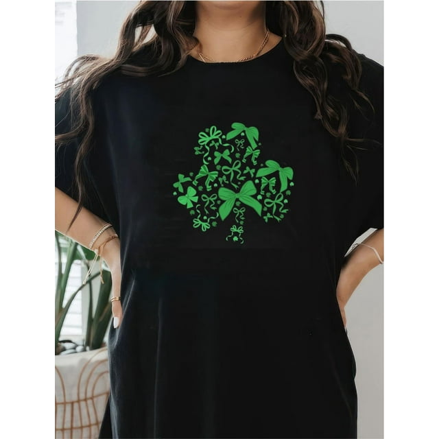 Women's Sports Casual T-Shirt - Round Neck Short Sleeve Printed T-Shirt, New Spring and Summer StyleCamisetas de verano para mujer, manga corta, cuello redondo, casual, lindo, con gráficos, camisetas