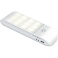 thumbnail image 1 of Luz nocturna LED automática, luz nocturna con sensor de movimiento recargable por USB, encendido/automático/apagado, lámpara de armario blanca natural, magnetizada, para sala de estar, dormitorios, es, 1 of 5