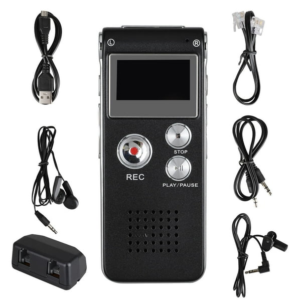 Digital Voice Recorder, 8GB Voice Activated Recorder with Playback