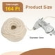 thumbnail image 2 of Uxcell Cuerda de Yute Natural de 50 Metros, Cuerda de Yute de 3 mm para Manualidades, Envoltura de Regalos, Decoración, Empaque, Jardinería y Soporte de Plantas, Blanca, 2 of 6