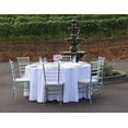 thumbnail image 5 of Ltc Linens 120 In Round Tablecloth For 60 Inch Round Table - White Round Table Cover - Washable, Wrinkle Resistant Polyester Fabric Cloth For Wedding, Party, 5 of 5