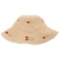 thumbnail image 1 of Sombrero de paja para mujer, sombrero de playa con ala ancha, sombrero flexible, sombrero para viajes de verano, sombrero ligero, sombrero transpirable para actividades al aire libre, 1 of 7