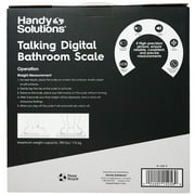 Handy Solutions Talking Digital Bathroom Scale with Voice Assistant