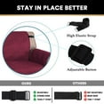 thumbnail image 5 of PrimeBeau Reversible Sofa Slipcover Furniture Protector Water Resistant 2 Inch Wide Elastic Straps Sofa Cover Couch Covers Pets Kids Fit Sitting Width Up to 66" (Sofa, Burgundy / Beige), 5 of 5