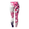 thumbnail image 4 of Gibobby Pantalones de yoga Pantalones de cintura alta para mujer, mallas deportivas suaves para yoga, pantalones para correr(Rosa， XXL), 4 of 5