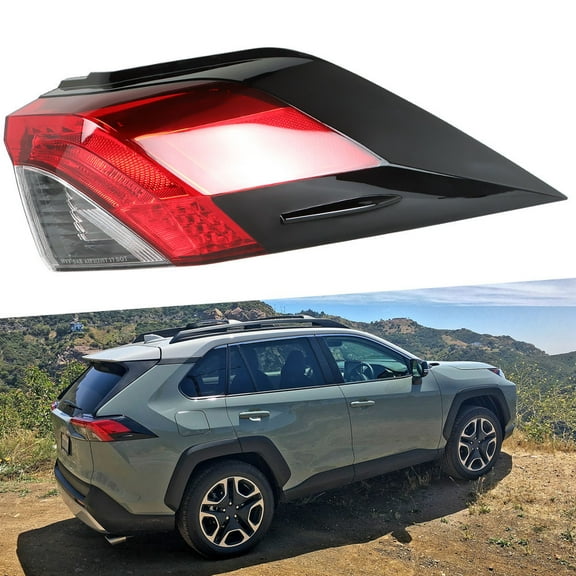 Genrics Passenger Side Tail Light Replacement for 2019-2020 Toyota RAV4 Rear Tail Light Brake Lamp Assembly RH Right Side TO2805148 815500R090