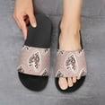 thumbnail image 6 of GZHJMY Stylish Slides for Women Men, Heart Signs Pink Leopard Print Soft Flexible Slip-on Sandals Slippers, 6 of 7