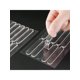 thumbnail image 1 of 10pcs, Clear Door Anti-Collision Pad, 2.48in*0.39in Silicone Sealing Strip, Clear Anti-Collision Sealant Tape For Household, Transparent Mute Strip, 1 of 5