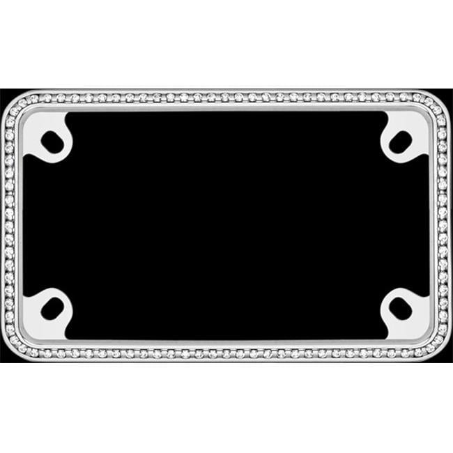Cruiser Accessories 77730 Motorcycle License Plate Frame Diamondesque