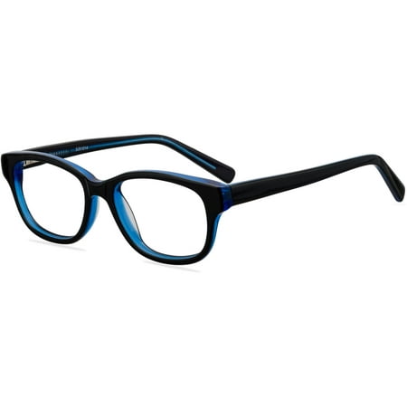 Contour Youths Prescription Glasses, FM14044 Black/Blue