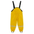 thumbnail image 2 of Jacenvly Cargo Pants for Men Solid High Waisted Long Men'S Pants Unisex Rain Dungarees Windproof Mud Rain-Proof Pants Yellow Trousers for Men, 2 of 7