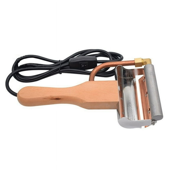 Electric Heated Capping Knife Honey Cutter Wax Honey Knife Scraper Bee Extractor Beekeeping Tools US PLUG,1 x Electric Heated Capping Knife,Photo Color