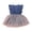 Blue, variant on Vedolay Summer Dress Girls Satin Tulle Princess Pageant Dress for Wedding Kids Pearls Prom Ball Gowns with Bow-Knot,Blue 12-24 Months