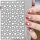 thumbnail image 1 of Nuevas pegatinas de uñas de flores de oro blanco de primavera, suministros de manicura, línea de hoja de arce blanca y negra, pegatinas 3D para decoración de uñas, deslizador de uñas, 1 of 7