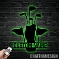 thumbnail image 5 of Craftnamesign Custom Golfing Metal Wall Art LED Light, Personalized Golfer Name Sign, 5 of 5