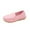 Pink, variant on Zwiiyzr Toddler Boys Girls Shoes 15 Months-10.5 Years Loafers Pedal Candy Colored Beanie Shoes Soft Baby Shoes Tendon Bottom Shoes Black