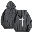 thumbnail image 1 of WILLBEST Sudaderas Navideñas para Hombre, Moda De Ocio, Impresión Digital 3D, Suéter con Capucha De Manga Larga Grande, 1 of 7