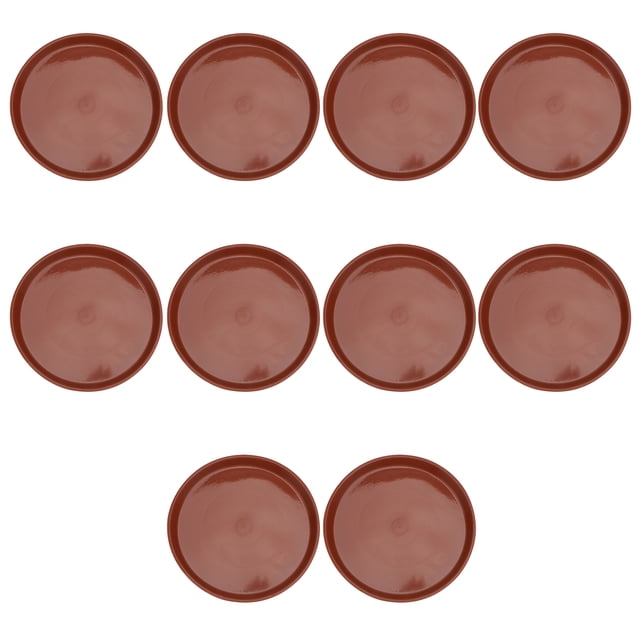 10 piezas plástico plástico para macetas de goteo planta planta planta para macetas para plantador de carnicero balcón de jardín - tipo 280 (rojo)