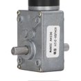 thumbnail image 4 of Gear Motor DC 24V Speed Reduction Self Locking Dual Shaft Reversible Worm Geared Motor 20RPM, 4 of 4