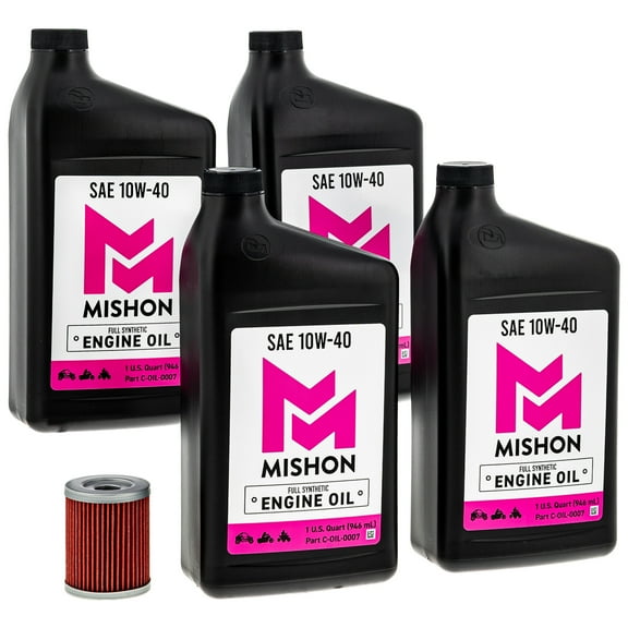 Mishon Engine Oil Change Kit for Suzuki King Quad 300 LTF300F ATV MK1012819