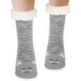 thumbnail image 3 of fastboy Chaussettes de Sol, Chaussettes de Neige pour Adultes, Chaussettes de Sommeil, Chaussettes de Sol en Fausse Fourrure de Vison Automne et Hiver avec Chaussons en Velours, Chaussettes Antidérapantes pour Enfants, 3 of 9
