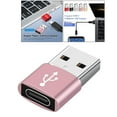 thumbnail image 3 of 5xMulticolor 2-in-1 USB a USB C Converter Adaptador para transferencia de datos de PC portátil Rose Gold 5 piezas, 3 of 8