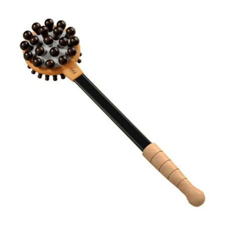 EHJRE Back Massager Back Scratcher Massager Stick Relax Stress Reliefs Portable Manual Massage Hammer Double Head for Neck Legs Arms