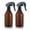 Brown, variant on Home Decor 2 Pack Amber Spray Bottle 300Ml Water Spray Bottle Fully Transparent Trigger Water Atomizer For Flowers And Garden Spray Bottles