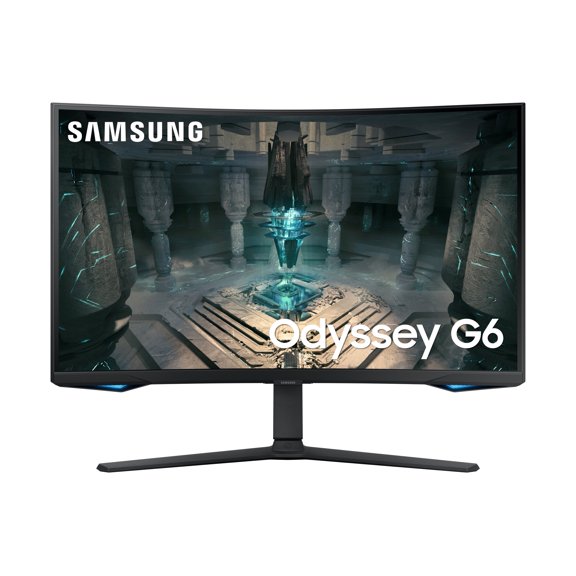 Pre-Owned SAMSUNG 32" Class Odyssey G65B QHD 240Hz 1ms (GTG) hdr 600 Gaming Hub 100R Curved Gaming Monitor - LS32BG652ENXGO
