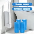 thumbnail image 7 of GPED Disposable Toilet Brush, Toilte Wand Kit, Toilet Brush and Holder with 40 Refills, Wall Mounted Toilet Brush, Toilet Bowl Cleaners for Bathroom Cleaning - Blue (Ocean Fresh Scent), 7 of 7
