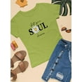 thumbnail image 3 of Lets Your Soul Shine Daisy T-Shirt Women -Image by Shutterstock, Female XX-Large, 3 of 4