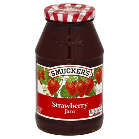 (2 pack) Smucker's Strawberry Jam, 32 oz