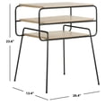 thumbnail image 5 of SAFAVIEH Marcel Retro Mid-Century Three Tier End Table, Light Grey, 5 of 7